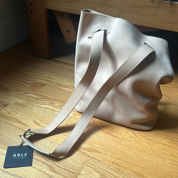 ABLE Convertible Leather Bag - Picture 1 of 4